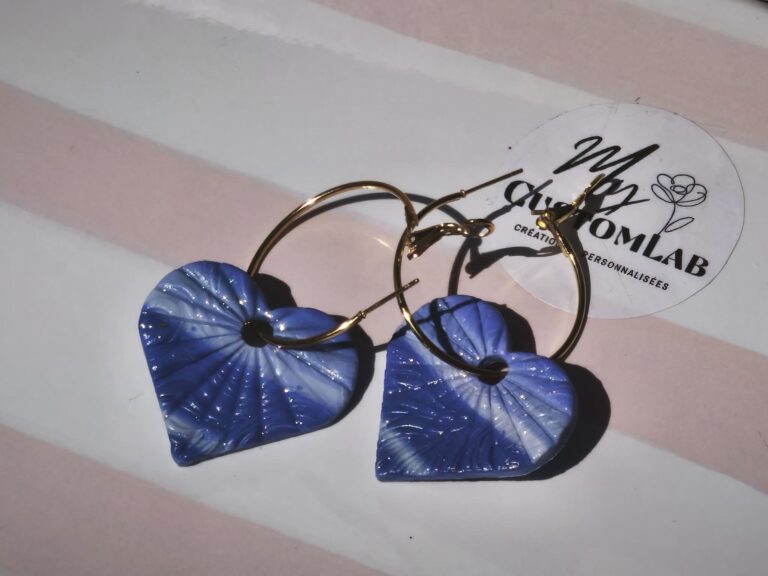 Boucle oreilles coeur